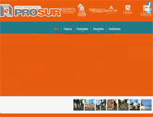 Tablet Screenshot of grupoprosur.com